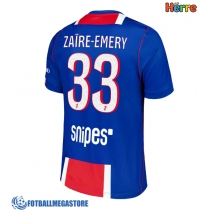 Fotballdrakt Herre Paris Saint-Germain Warren Zaire-Emery #33 Hjemmedrakt 2026-27 Kortermet